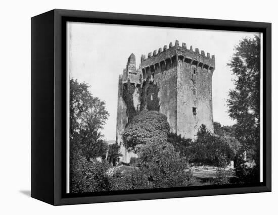 Blarney Castle, Ireland, 19th Century-John L Stoddard-Framed Stretched Canvas