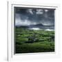 Blasket Sound to Blasket Islands and Slea Head, Dingle Peninsula, Munster, Republic of Ireland-Stuart Black-Framed Premium Photographic Print