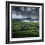 Blasket Sound to Blasket Islands and Slea Head, Dingle Peninsula, Munster, Republic of Ireland-Stuart Black-Framed Photographic Print