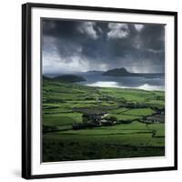 Blasket Sound to Blasket Islands and Slea Head, Dingle Peninsula, Munster, Republic of Ireland-Stuart Black-Framed Photographic Print