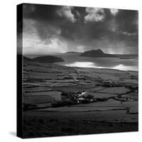 Blasket Sound to Blasket Islands and Slea Head, Dingle Peninsula, Munster, Republic of Ireland-Stuart Black-Stretched Canvas