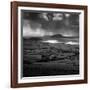 Blasket Sound to Blasket Islands and Slea Head, Dingle Peninsula, Munster, Republic of Ireland-Stuart Black-Framed Premium Photographic Print