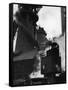 Blast Furnace at Jones and Laughlin Steel Plant-Margaret Bourke-White-Framed Stretched Canvas