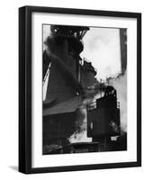 Blast Furnace at Jones and Laughlin Steel Plant-Margaret Bourke-White-Framed Photographic Print