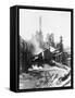 Blast Furnace at Steel Mill-null-Framed Stretched Canvas