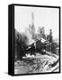 Blast Furnace at Steel Mill-null-Framed Stretched Canvas