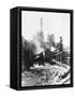 Blast Furnace at Steel Mill-null-Framed Stretched Canvas