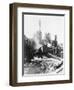 Blast Furnace at Steel Mill-null-Framed Premium Photographic Print