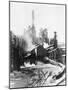 Blast Furnace at Steel Mill-null-Mounted Photographic Print