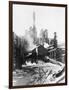 Blast Furnace at Steel Mill-null-Framed Photographic Print