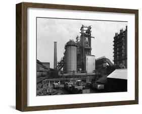 Blast Furnace at the Stanton Iron Co, Ilkeston, Derbyshire, 1962-Michael Walters-Framed Photographic Print