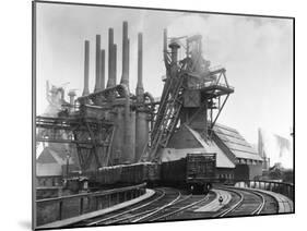 Blast Furnace of the Carnegie Steel Corp-null-Mounted Photographic Print