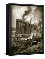 Blast Furnaces of the Period-Charles John De Lacy-Framed Stretched Canvas