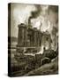 Blast Furnaces of the Period-Charles John De Lacy-Stretched Canvas