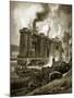 Blast Furnaces of the Period-Charles John De Lacy-Mounted Giclee Print