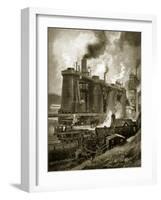 Blast Furnaces of the Period-Charles John De Lacy-Framed Giclee Print