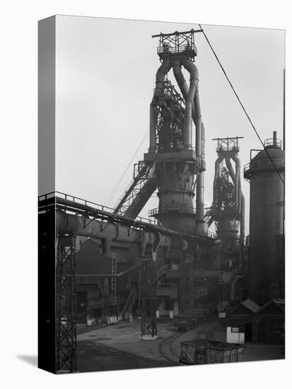 Blast Furnaces, Park Gate Iron and Steel Co, Rotherham, South Yorkshire, 1964-Michael Walters-Stretched Canvas