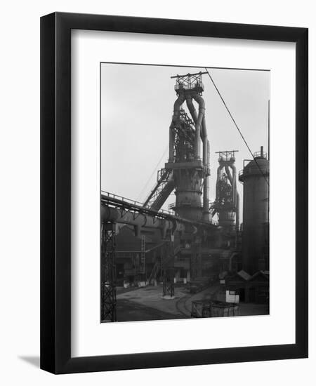 Blast Furnaces, Park Gate Iron and Steel Co, Rotherham, South Yorkshire, 1964-Michael Walters-Framed Photographic Print