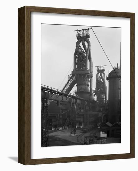 Blast Furnaces, Park Gate Iron and Steel Co, Rotherham, South Yorkshire, 1964-Michael Walters-Framed Photographic Print