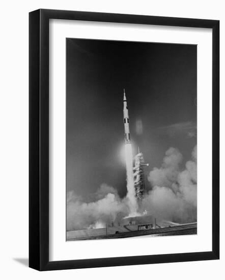 Blast Off of Apollo 8-null-Framed Photographic Print