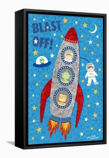 Blast Off-Elizabeth Caldwell-Framed Stretched Canvas