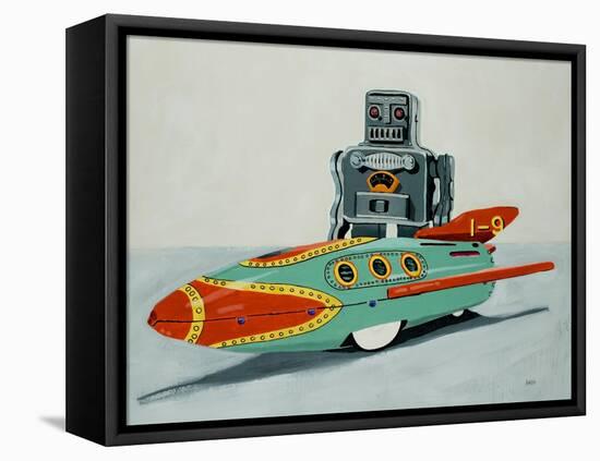 Blast Off-Clayton Rabo-Framed Stretched Canvas