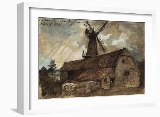 Blatchington Mill Near Brighton, 1825-John Constable-Framed Premium Giclee Print