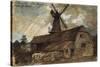 Blatchington Mill Near Brighton, 1825-John Constable-Stretched Canvas