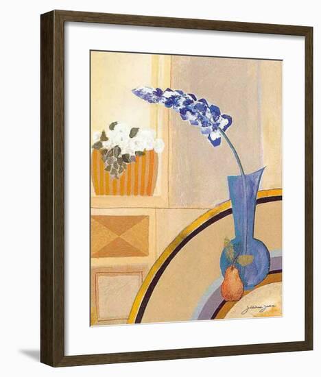 Blaue Vase-Juliane Jahn-Framed Art Print