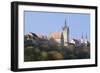 Blauer Turm Tower and St. Peter Collegiate Church, Bad Wimpfen, Neckartal Valley-Marcus Lange-Framed Photographic Print