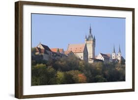 Blauer Turm Tower and St. Peter Collegiate Church, Bad Wimpfen, Neckartal Valley-Marcus Lange-Framed Photographic Print