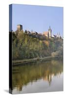 Blauer Turm Tower and St. Peter Collegiate Church, Bad Wimpfen, Neckartal Valley-Marcus Lange-Stretched Canvas