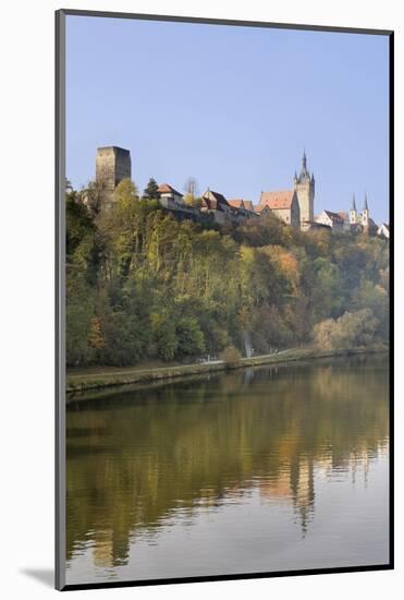 Blauer Turm Tower and St. Peter Collegiate Church, Bad Wimpfen, Neckartal Valley-Marcus Lange-Mounted Photographic Print