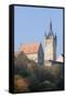 Blauer Turm Tower, Bad Wimpfen, Neckartal Valley, Baden Wurttemberg, Germany, Europe-Marcus Lange-Framed Stretched Canvas