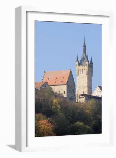 Blauer Turm Tower, Bad Wimpfen, Neckartal Valley, Baden Wurttemberg, Germany, Europe-Marcus Lange-Framed Photographic Print