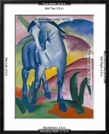 Blaues Pferd Picasso
