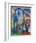 Blaues Pferd I., 1911-Franz Marc-Framed Premium Giclee Print