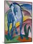Blaues Pferd I., 1911-Franz Marc-Mounted Premium Giclee Print