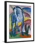 Blaues Pferd I., 1911-Franz Marc-Framed Giclee Print