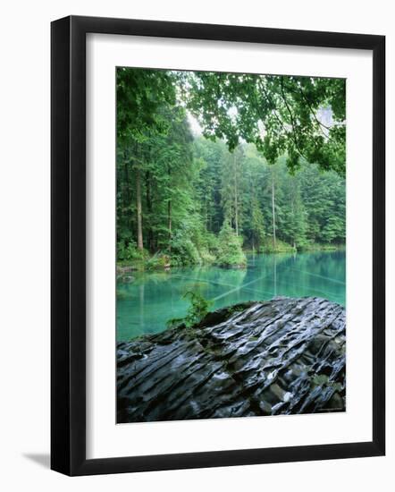 Blausee, Kandersteg, Berner Oberland, Switzerland-Jon Arnold-Framed Photographic Print