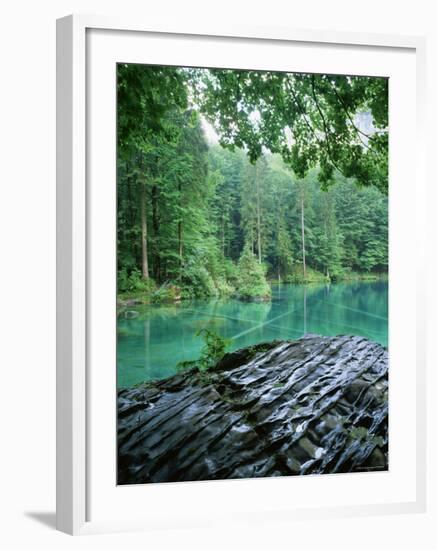 Blausee, Kandersteg, Berner Oberland, Switzerland-Jon Arnold-Framed Photographic Print