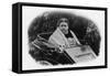 Blavatsky in Wheelchair-null-Framed Stretched Canvas