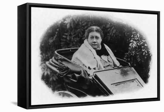 Blavatsky in Wheelchair-null-Framed Stretched Canvas