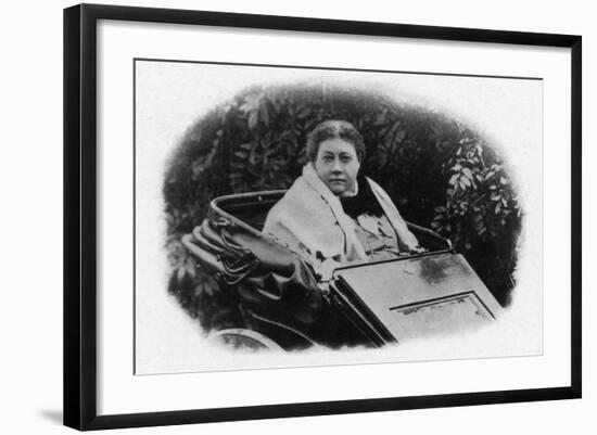 Blavatsky in Wheelchair-null-Framed Photographic Print