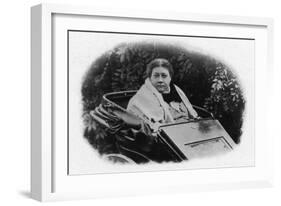 Blavatsky in Wheelchair-null-Framed Photographic Print