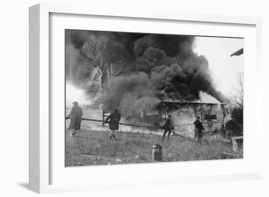 Blaze at Camp Leech-null-Framed Art Print