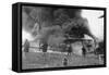 Blaze at Camp Leech-null-Framed Stretched Canvas