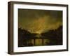 Blaze in Amsterdam-Aert van der Neer-Framed Giclee Print