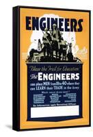 Blaze the Trail for Education, The Engineers-null-Framed Stretched Canvas