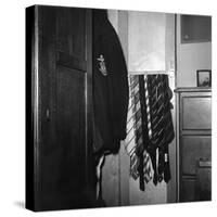 Blazer and School Ties Hanging in Room of a Merten College Student at Oxford University-null-Stretched Canvas